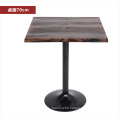 carbonize solid wood bar table
